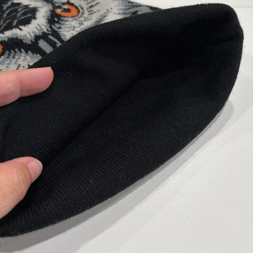 Turtle Fur Claw Beanie Kids Owl Black Hat 100% Acrylic Soft Cozy Winter NWT
